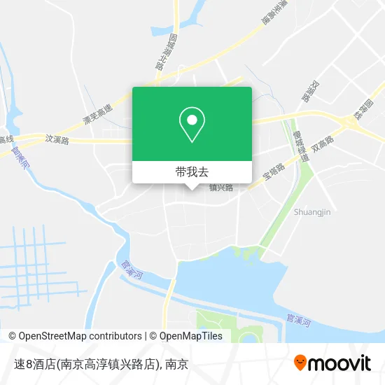 速8酒店(南京高淳镇兴路店)地图