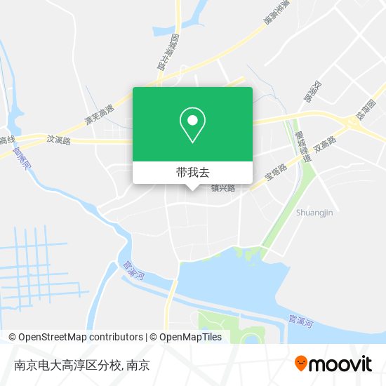 南京电大高淳区分校地图