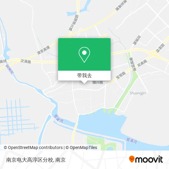 南京电大高淳区分校地图