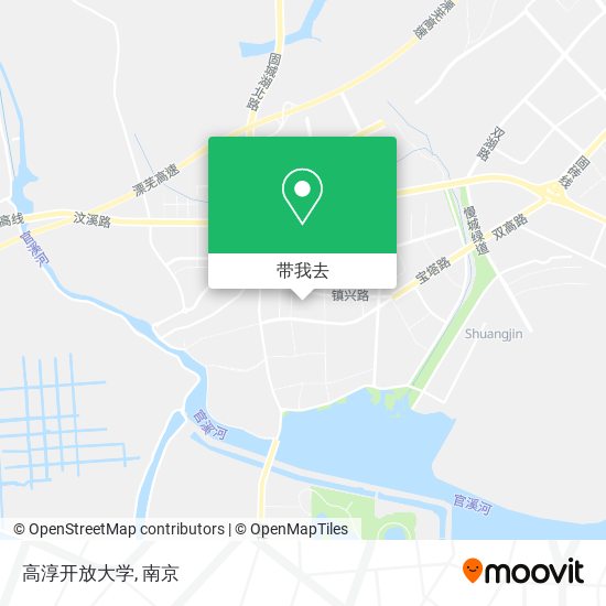 高淳开放大学地图