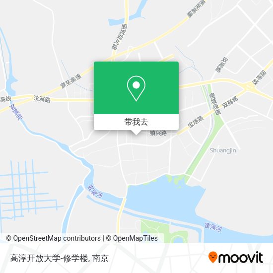高淳开放大学-修学楼地图