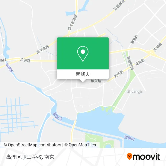 高淳区职工学校地图