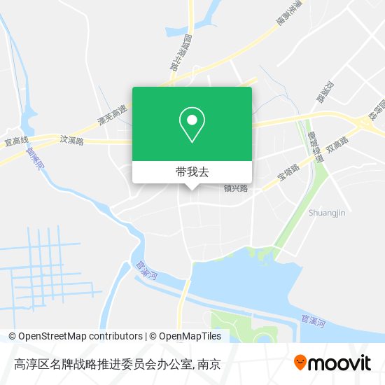 高淳区名牌战略推进委员会办公室地图