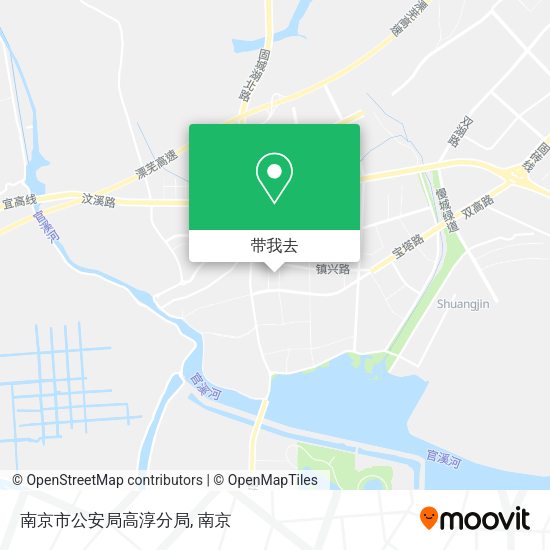 南京市公安局高淳分局地图