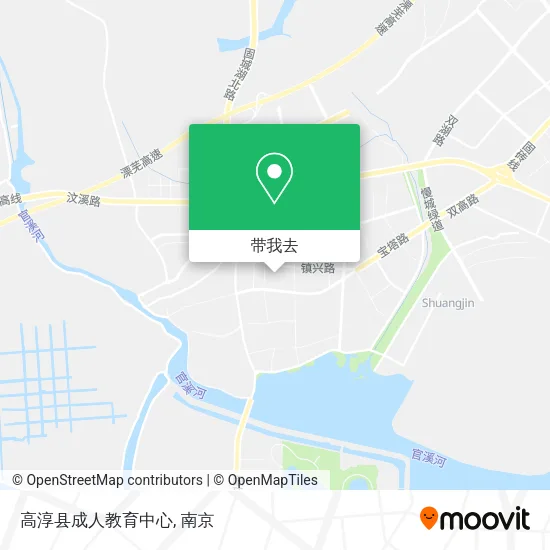 高淳县成人教育中心地图