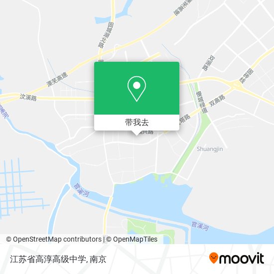 江苏省高淳高级中学地图