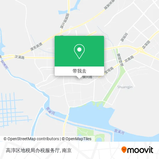 高淳区地税局办税服务厅地图