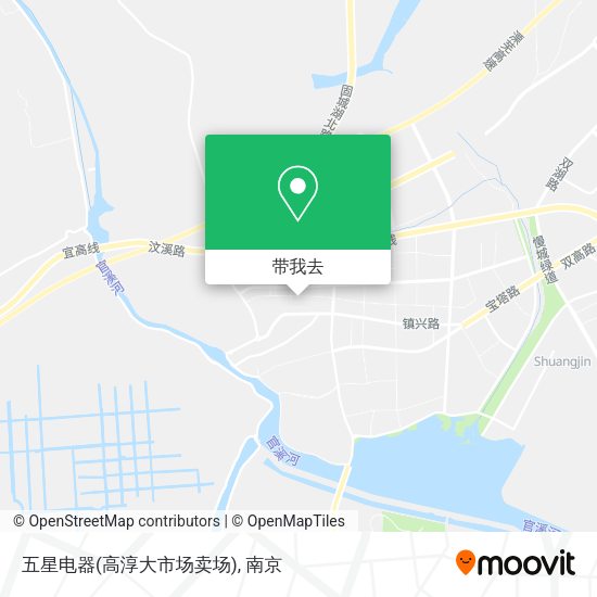 五星电器(高淳大市场卖场)地图