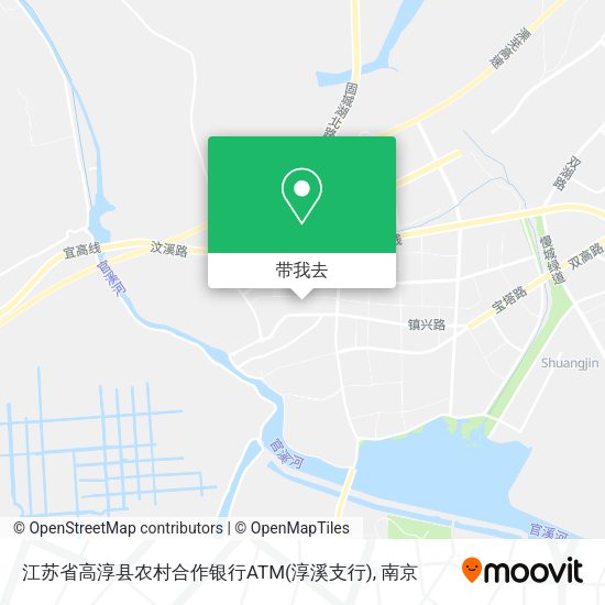 江苏省高淳县农村合作银行ATM(淳溪支行)地图