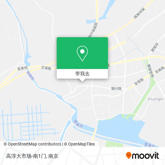 高淳大市场-南1门地图
