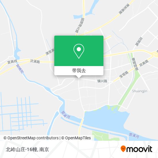 北岭山庄-16幢地图