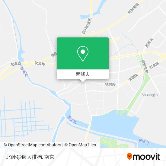 北岭砂锅大排档地图