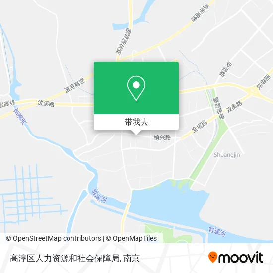 高淳区人力资源和社会保障局地图