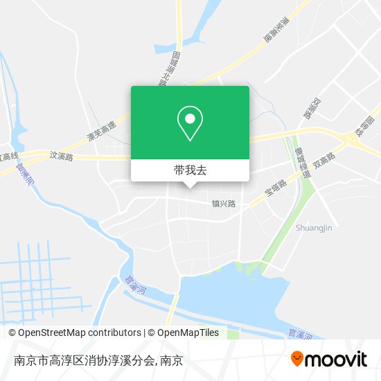 南京市高淳区消协淳溪分会地图