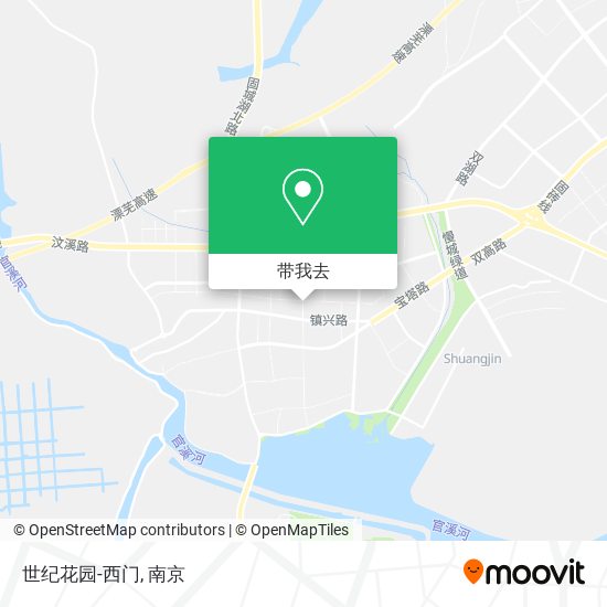世纪花园-西门地图