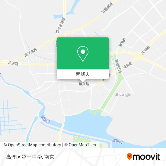 高淳区第一中学地图