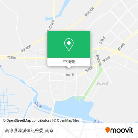 高淳县淳溪镇纪检委地图
