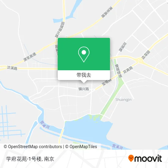 学府花苑-1号楼地图