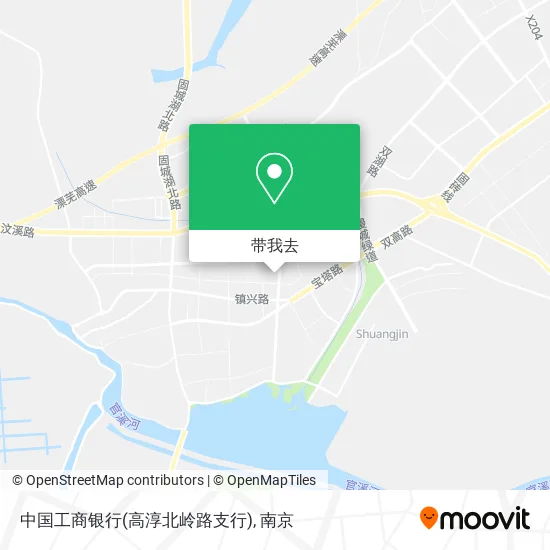 中国工商银行(高淳北岭路支行)地图