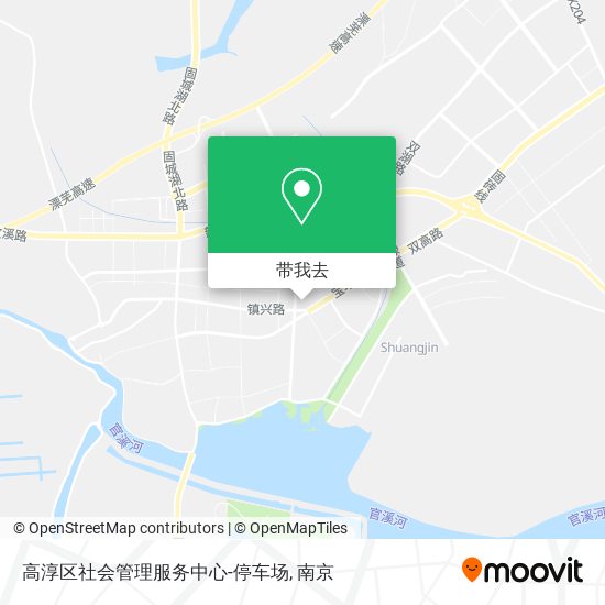 高淳区社会管理服务中心-停车场地图