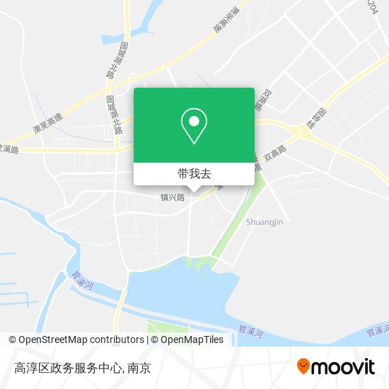 高淳区政务服务中心地图