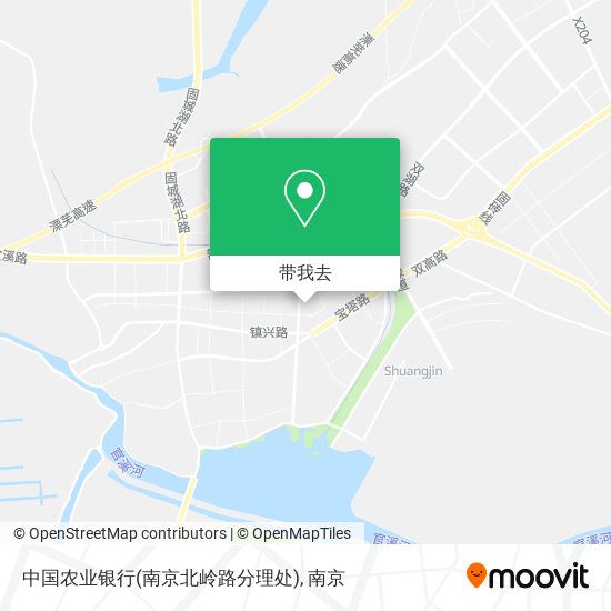 中国农业银行(南京北岭路分理处)地图