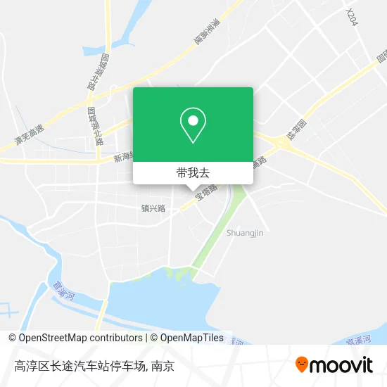高淳区长途汽车站停车场地图