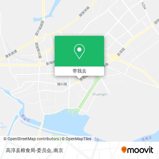 高淳县粮食局-委员会地图