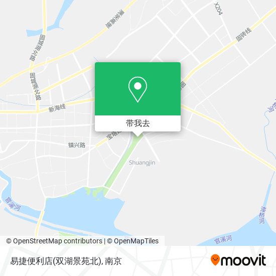 易捷便利店(双湖景苑北)地图