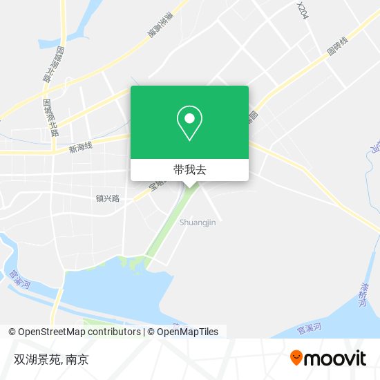 双湖景苑地图
