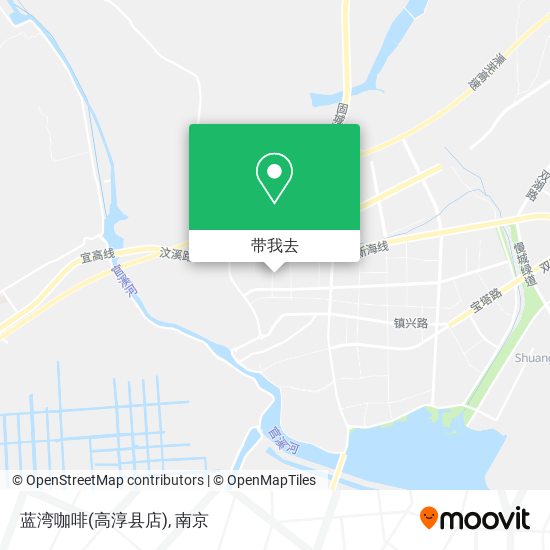 蓝湾咖啡(高淳县店)地图