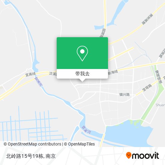 北岭路15号19栋地图