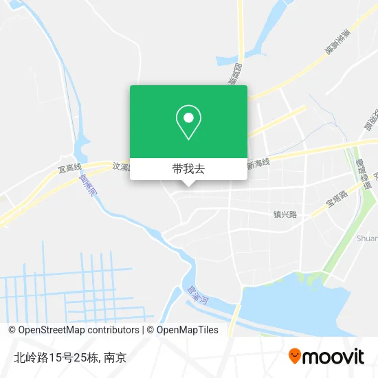 北岭路15号25栋地图