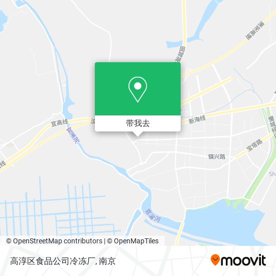 高淳区食品公司冷冻厂地图