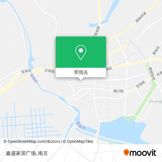 鑫盛家居广场地图