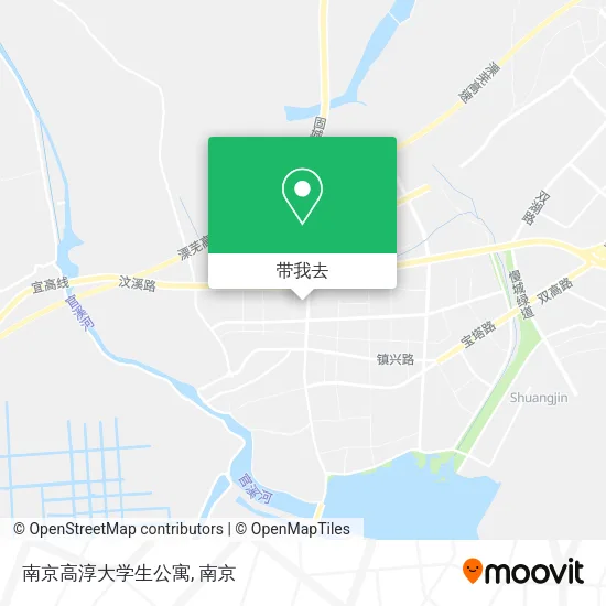 南京高淳大学生公寓地图