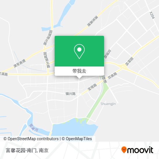 富馨花园-南门地图