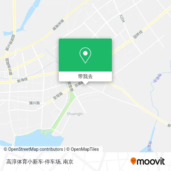 高淳体育小新车-停车场地图