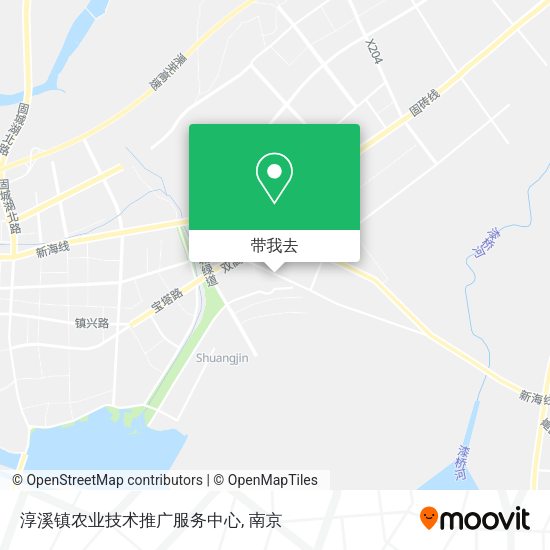 淳溪镇农业技术推广服务中心地图