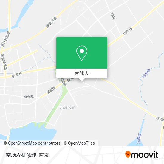南塘农机修理地图