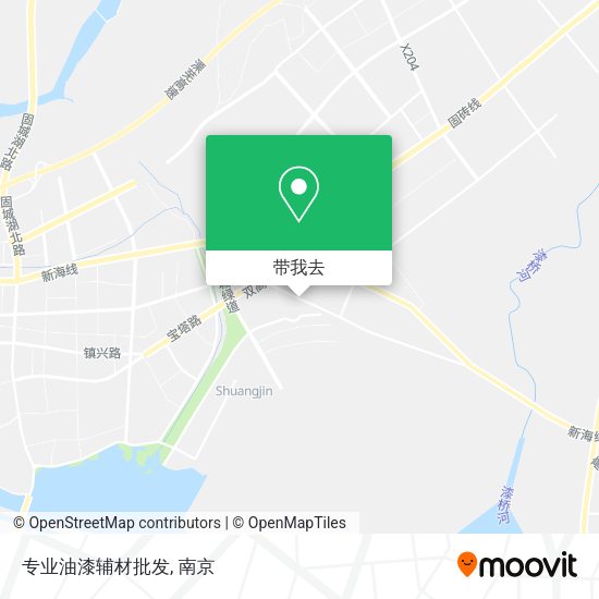 专业油漆辅材批发地图