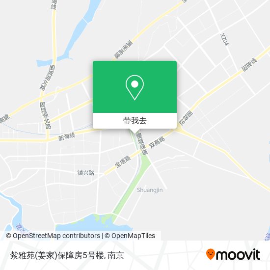紫雅苑(姜家)保障房5号楼地图