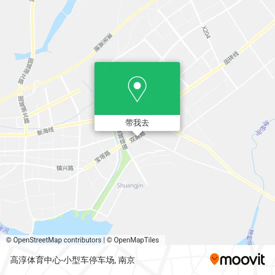 高淳体育中心-小型车停车场地图