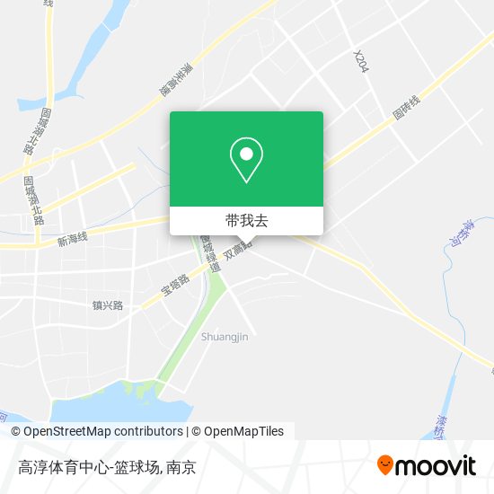 高淳体育中心-篮球场地图