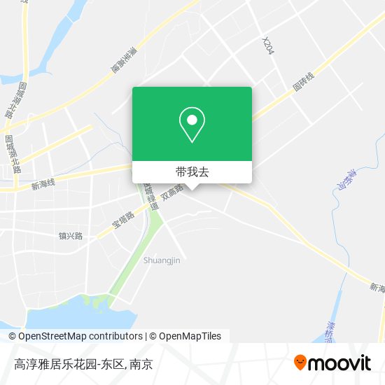 高淳雅居乐花园-东区地图