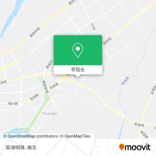 双湖明珠地图