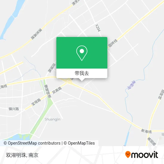 双湖明珠地图