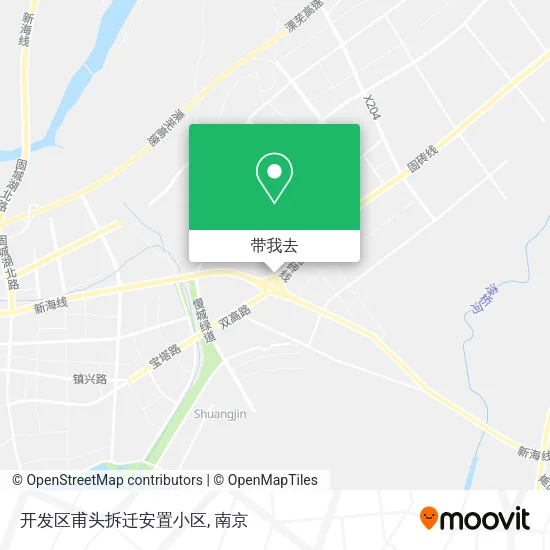 开发区甫头拆迁安置小区地图