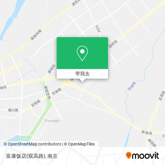 富康饭店(双高路)地图