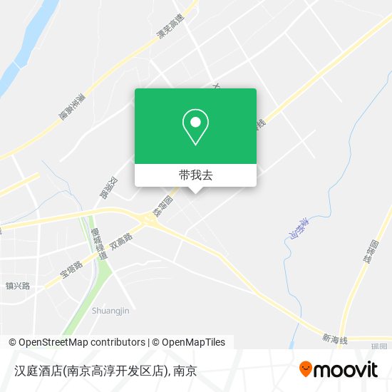 汉庭酒店(南京高淳开发区店)地图